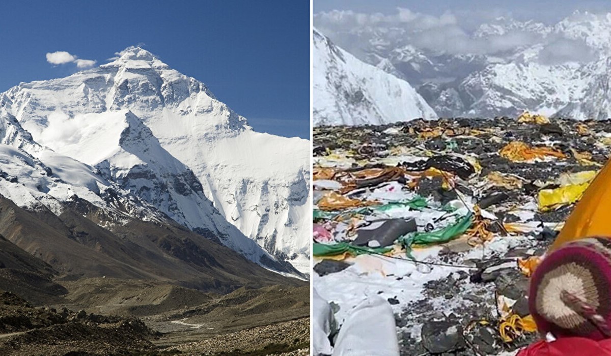 Himalaya Dağları, Devasa Çöp Yığınına Dönüştü: Dağcılar Çevre Kirliliğiyle Mücadele Ediyor